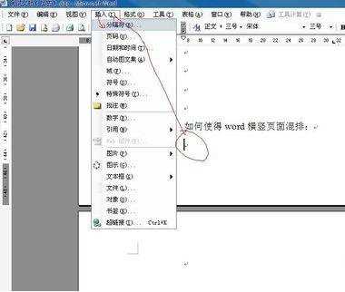 word文档中如何使用分节功能