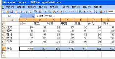 Excel怎么使用函数公式对数据进行合计