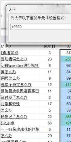 excel2007表格怎样设置条件格式