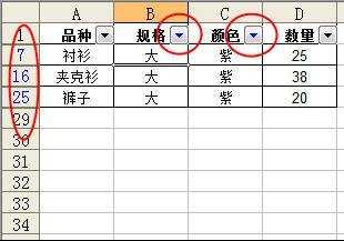 excel2003筛选功能使用教程