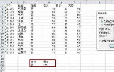 excel2010中高级筛选的使用教程