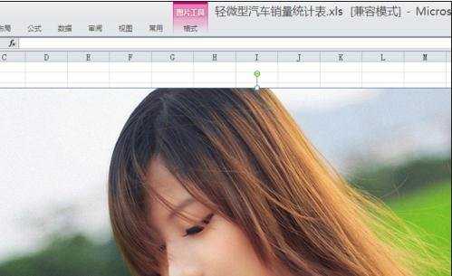 excel中图片裁剪的教程
