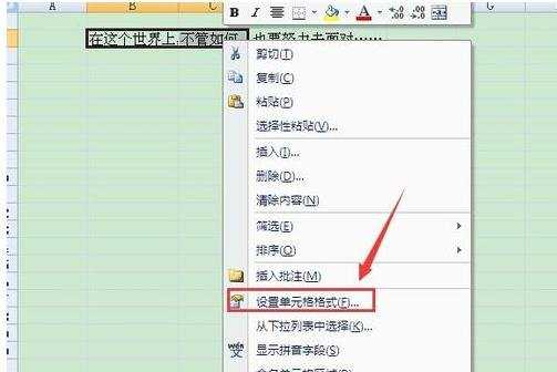 excel2007单元格自动换行的方法