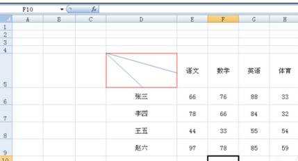 excel表格制作斜线表头教程