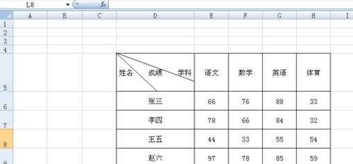 excel表格制作斜线表头教程