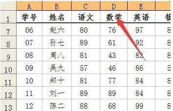 excel2003窗格冻结的教程