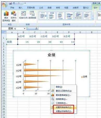 excel制作条形统计图教程