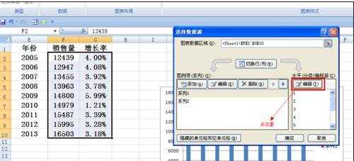 excel制作柱状折线图的方法