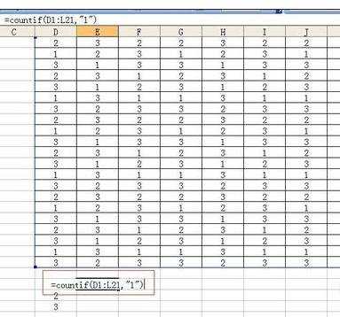 excel表格countif函数的使用教程