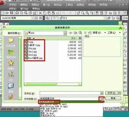 cad2010导入图片的方法