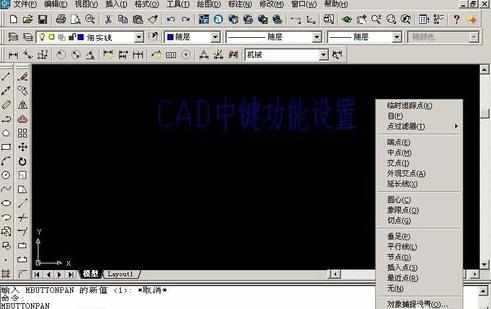 cad怎么设置鼠标中键平移