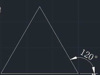cad怎么绘制等边三角形