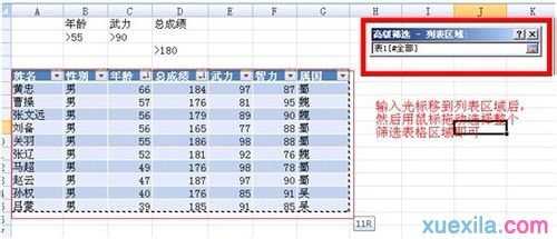 excel使用高级筛选功能的方法