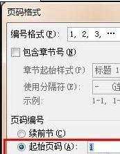 word2003怎么从任意页设置页码