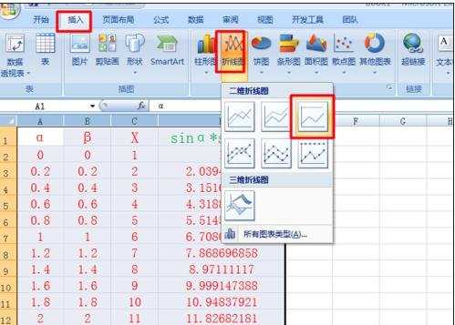 excel表格绘制函数图像的教程