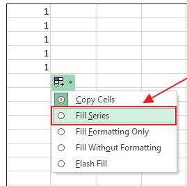 excel下拉数字使数字递增的教程