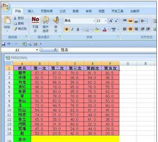 excel怎样隔列求和的教程