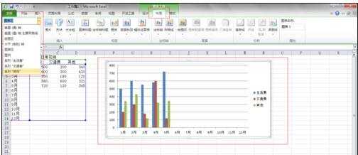 excel表格组合图表的方法