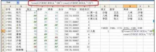 excel的countif函数使用教程