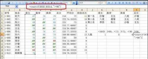 excel的countif函数使用教程