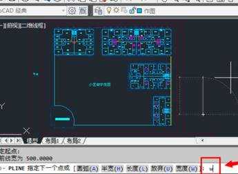 cad多段线怎么画箭头