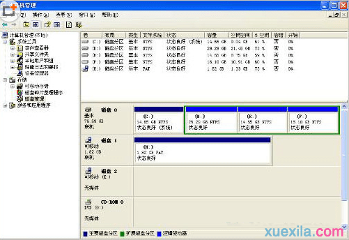  XP系统如何进行磁盘分区