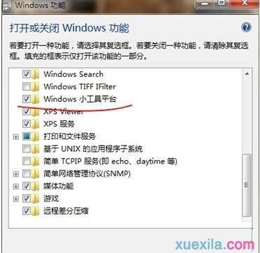 win7系统桌面小工具无法显示怎么办