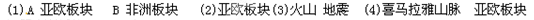 初中地理第一册考试试题及答案