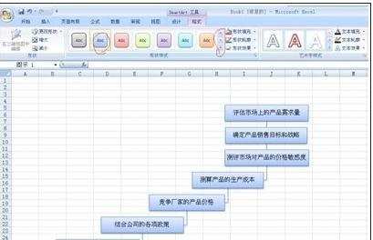 excel制作流程图的方法