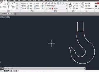 如何在cad里面画吊钩