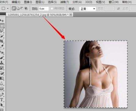 photoshopcs5怎么裁剪图片