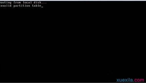 如何解决Win8开机提示Invalid partition table