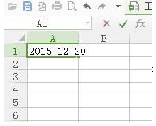 在wps表格中怎样输入日期