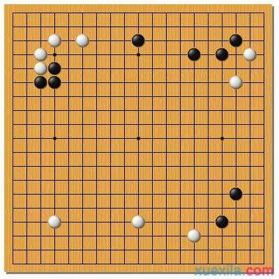 围棋入门知识布局中的拆与逼