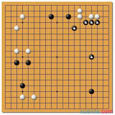 围棋入门知识布局中的拆与逼