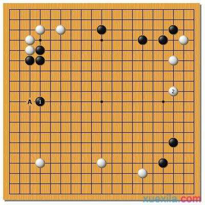 围棋入门知识布局中的拆与逼