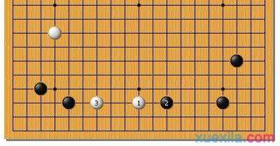 围棋入门知识布局中的拆与逼