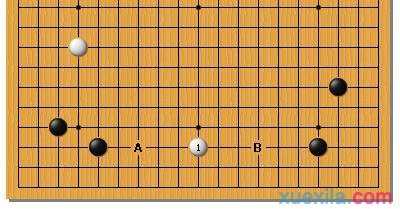 围棋入门知识布局中的拆与逼