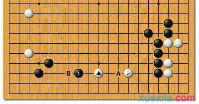 围棋入门知识布局中的拆与逼