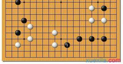 围棋入门知识布局中的拆与逼