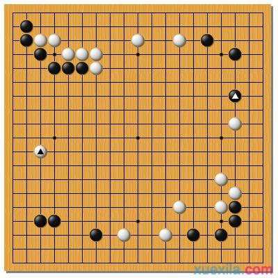 围棋入门知识布局中的拆与逼