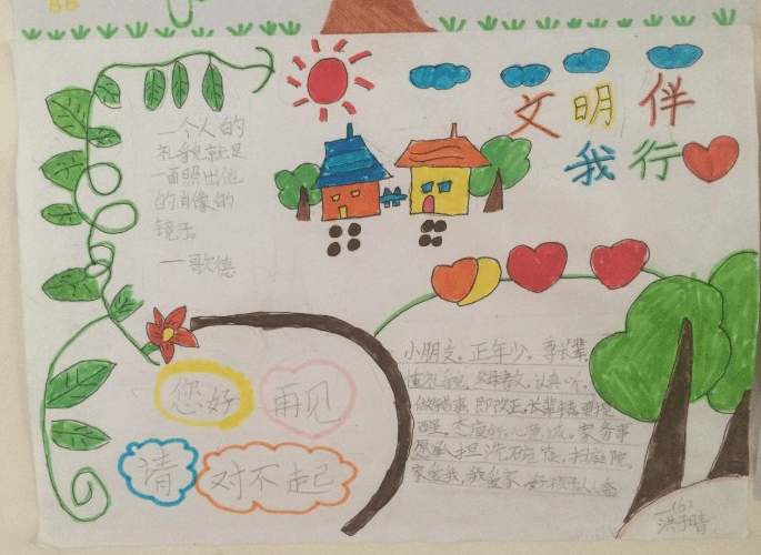 小学五年级手抄报版面设计图大全_小学五年级手抄报