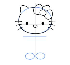 hellokitty简笔画步骤