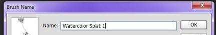 photoshop水彩笔刷制作
