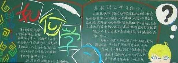 学习方法黑板报资料