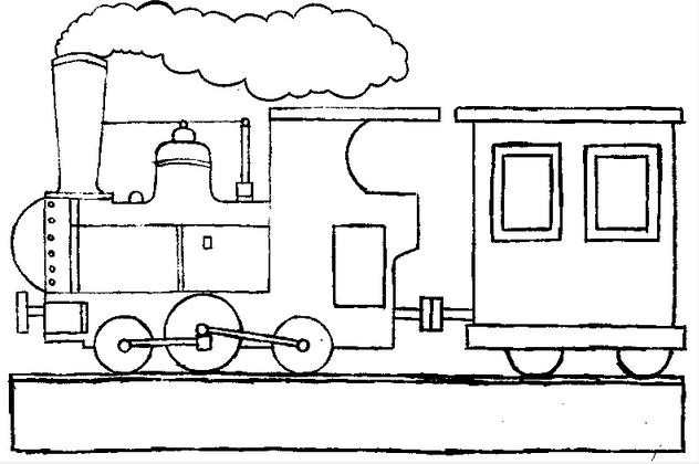 儿童画画大全简笔画小火车