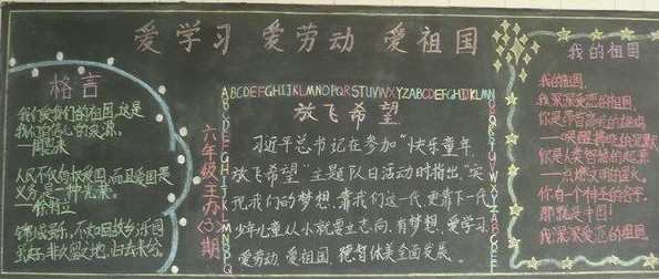 学习黑板报相关材料