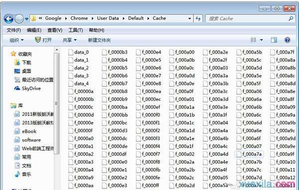 win7中怎样查看谷歌浏览器产生的缓存