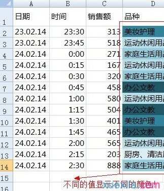 excel2007条件格式怎样设置