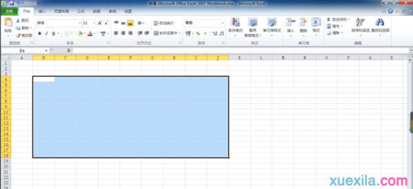 excel2007表格线隐藏怎么恢复